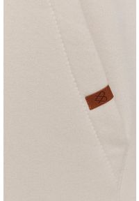 MUUV Bluza bawełniana Smooth Cotton damska kolor kremowy z kapturem gładka. Typ kołnierza: kaptur. Kolor: beżowy. Materiał: bawełna. Długość rękawa: długi rękaw. Długość: długie. Wzór: gładki #5