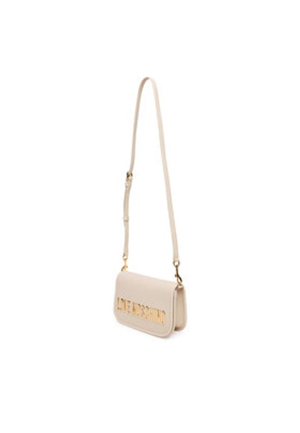 Love Moschino - LOVE MOSCHINO Torebka JC4028PP1NKD0110 Beżowy. Kolor: beżowy. Materiał: skórzane
