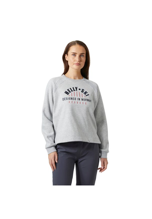 Sweter damski Helly Hansen Bliss. Kolor: szary. Sezon: zima. Sport: narciarstwo