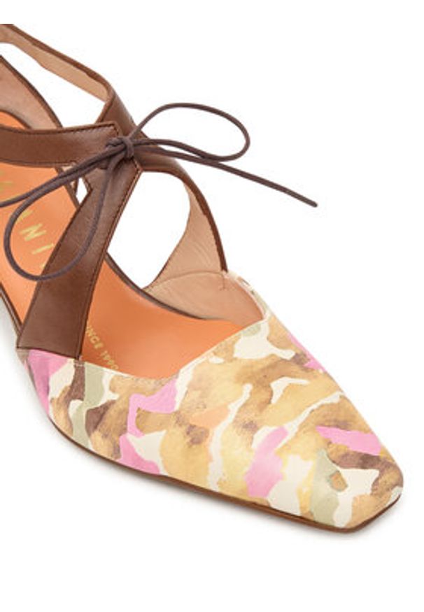 Hispanitas Półbuty BHV264664 C001 Kolorowy. Materiał: skóra. Wzór: kolorowy