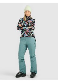 4f - 4F Bielizna termiczna polarowa (góra) damska - multikolor XL. Typ kołnierza: kołnierzyk stójkowy. Kolor: wielokolorowy. Materiał: polar. Sezon: zima. Sport: turystyka piesza #2