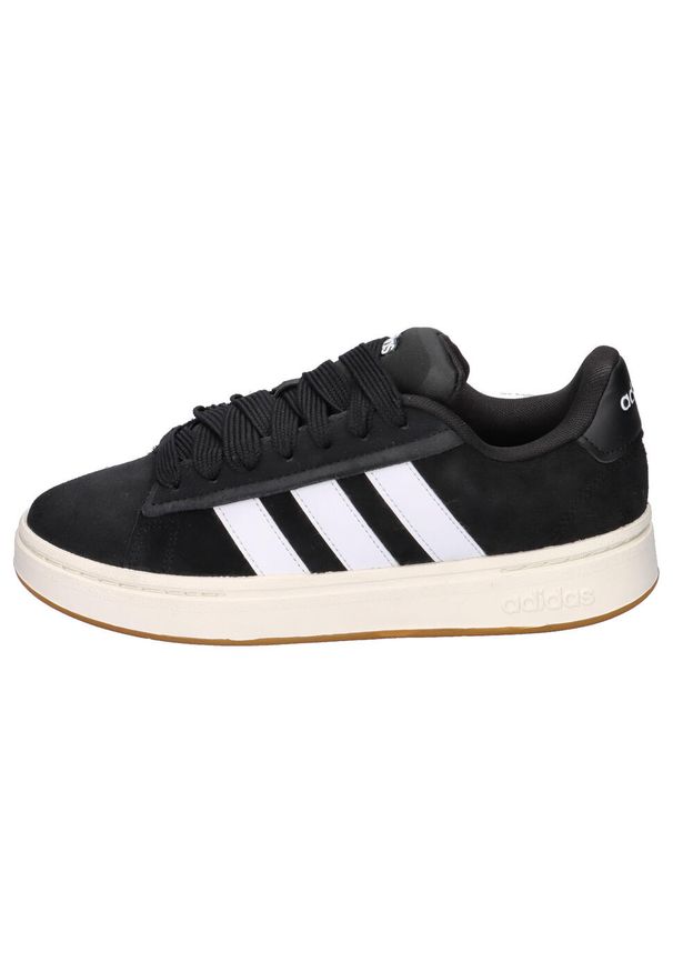Adidas - Buty ADIDAS GRAND COURT ALPHA 0 Czarny. Kolor: czarny. Materiał: tkanina, skóra