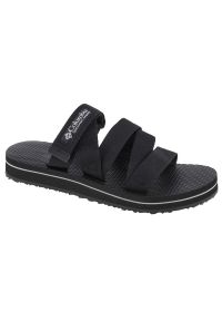 columbia - Klapki Columbia W Alava Slide Sandal W 2027331010 czarne. Kolor: czarny. Materiał: tkanina, syntetyk, guma