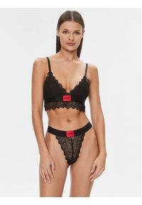 Hugo Stringi Thong Lace 50502780 Czarny. Kolor: czarny. Materiał: syntetyk #2