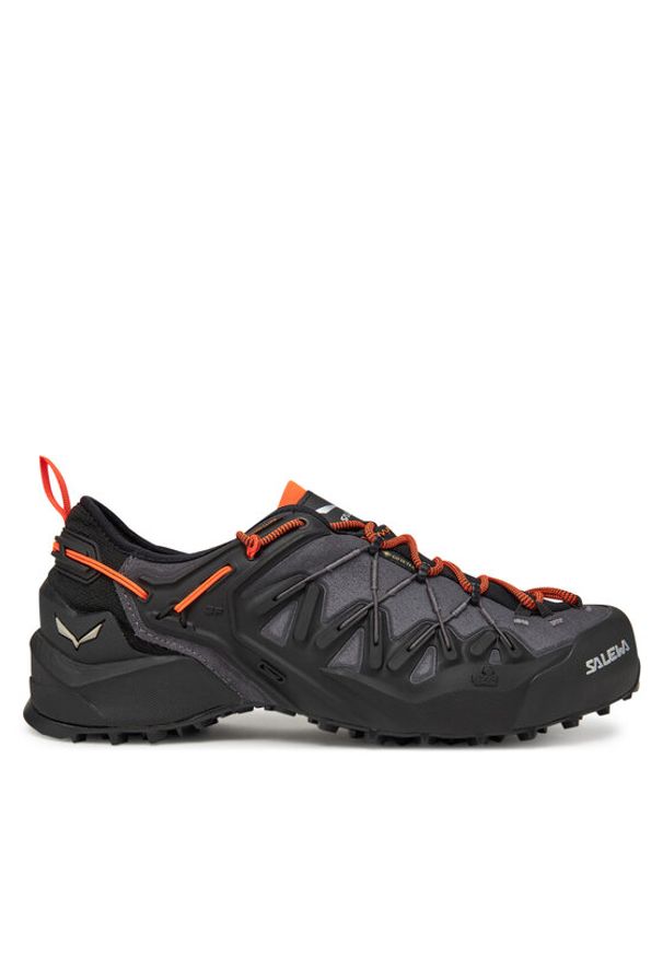 Salewa Trekkingi Wildfire Edge GTX 0000061375 Czarny. Kolor: czarny. Materiał: skóra, zamsz. Sport: turystyka piesza