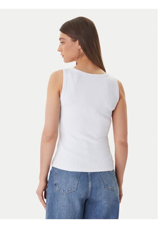 Guess Top W6GP22 K2954 Biały Regular Fit. Kolor: biały. Materiał: syntetyk