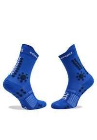 Compressport Skarpety wysokie unisex Pro Racing V4.0 Trail XU00048B Niebieski. Kolor: niebieski. Materiał: syntetyk