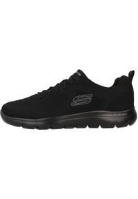 skechers - Buty do chodzenia męskie Skechers Brisbane. Zapięcie: sznurówki. Kolor: czarny, wielokolorowy. Materiał: tkanina, materiał, guma, syntetyk. Szerokość cholewki: normalna. Sport: turystyka piesza