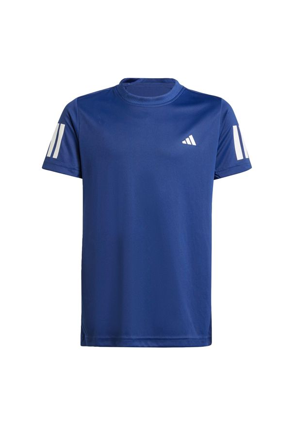 Adidas - Koszulka Club Tennis 3-Stripes Kids. Kolor: niebieski. Technologia: ClimaCool (Adidas). Sport: tenis