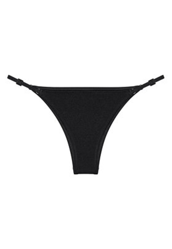 Triumph Dół od bikini Midnight 10222211 Czarny. Kolor: czarny. Materiał: syntetyk
