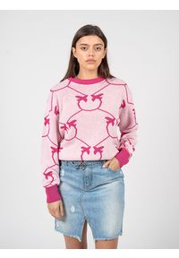 Pinko Sweter "Abbey" | 100304 Y7VF | Kobieta | Różowy. Okazja: na co dzień. Kolor: różowy. Materiał: bawełna, akryl. Styl: casual, elegancki #3