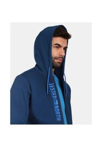 Bluza z kapturem Kilpi Avila. Typ kołnierza: kaptur. Kolor: niebieski. Materiał: bawełna #2