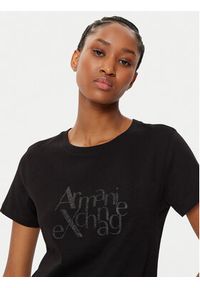 Armani Exchange T-Shirt XW000109 AF10359 UC001 Czarny Regular Fit. Kolor: czarny. Materiał: bawełna