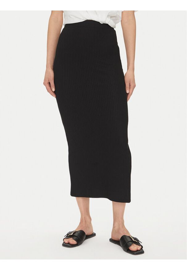 only - ONLY Spódnica ołówkowa Emma 15323730 Czarny Slim Fit. Kolor: czarny. Materiał: syntetyk