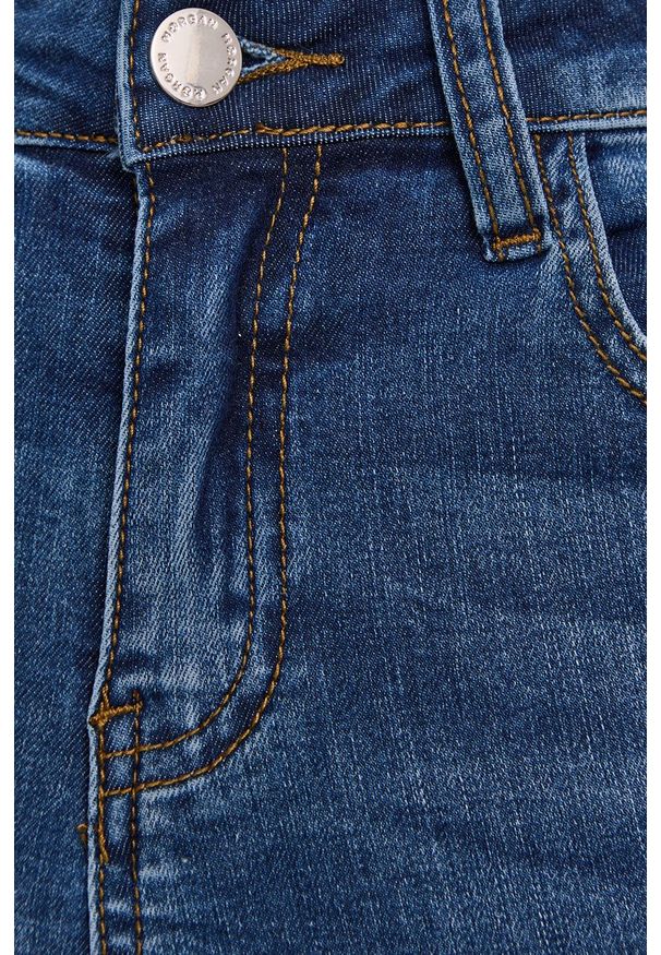 Morgan - Szorty jeansowe. Okazja: na co dzień. Kolor: niebieski. Materiał: jeans. Styl: casual