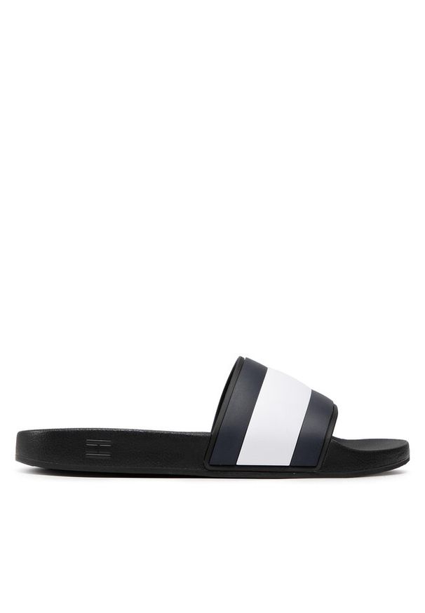 TOMMY HILFIGER - Klapki Tommy Hilfiger. Kolor: czarny