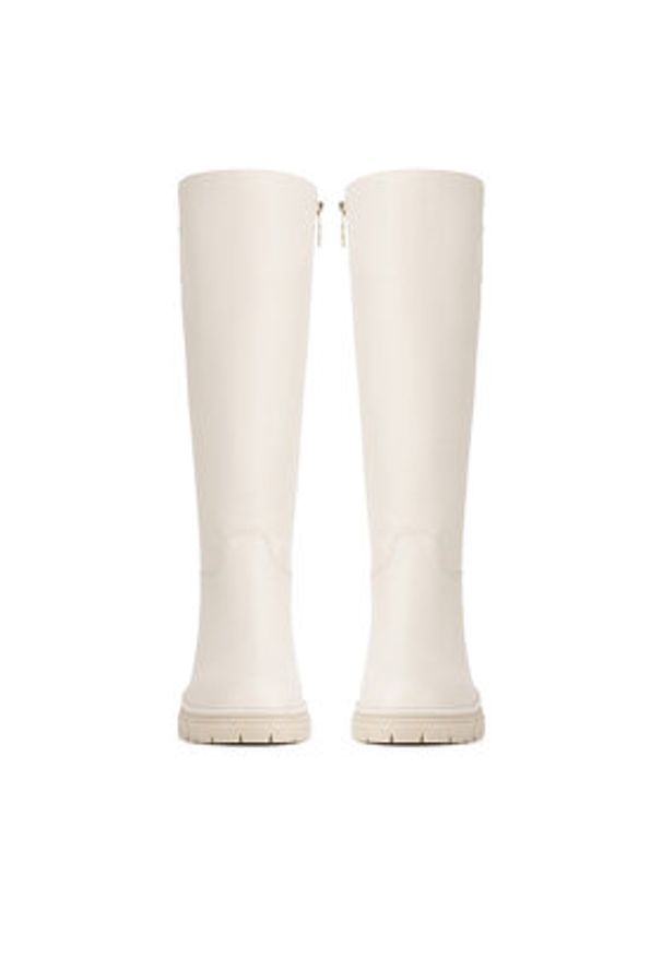 MEXX Oficerki MI001805143W Beżowy. Kolor: beżowy. Materiał: skóra