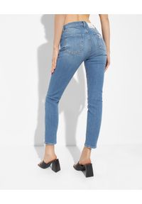 Pinko - PINKO - Spodnie jeansowe Sabrina 42. Stan: podwyższony. Kolor: niebieski #3