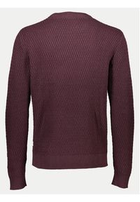 Lindbergh Sweter 30-804052 Brązowy Relaxed Fit. Kolor: fioletowy. Materiał: bawełna #6