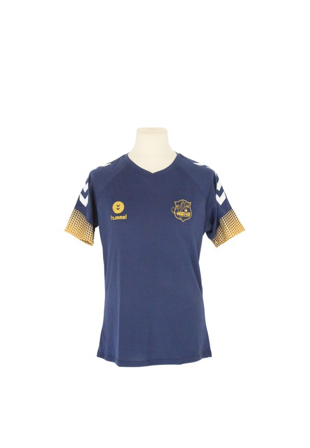 Hummel - koszulka treningowa mehb 2018. Kolor: niebieski. Sport: piłka nożna