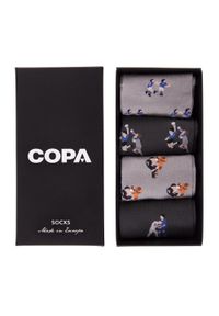 COPA FOOTBALL - Zestaw skarpetek casual dla dorosłych - Dorosły - Czarny. Kolor: czarny, wielokolorowy. Sport: piłka nożna