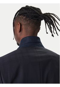 BOSS Garnitur H-Huge 50557259 Granatowy Slim Fit. Kolor: niebieski. Materiał: wełna #8