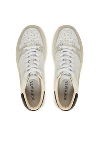 Premiata Sneakersy QUINN VAR 6003 Biały. Kolor: biały. Materiał: skóra