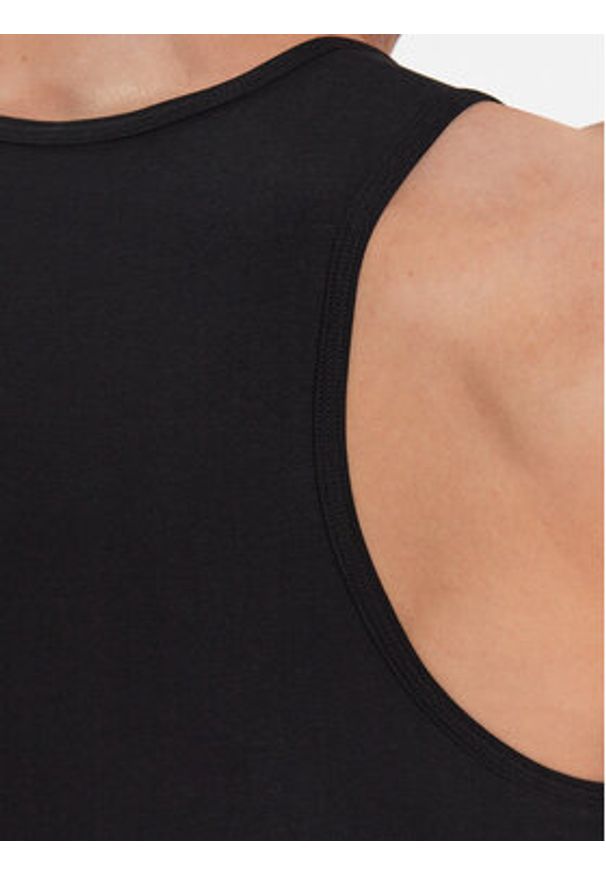 Guess Tank top U97M02 K6YW1 Czarny Regular Fit. Kolor: czarny. Materiał: bawełna