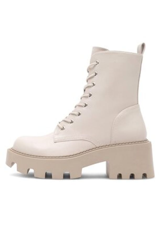 DeeZee Botki BRANKA H67091-3 Écru. Materiał: syntetyk