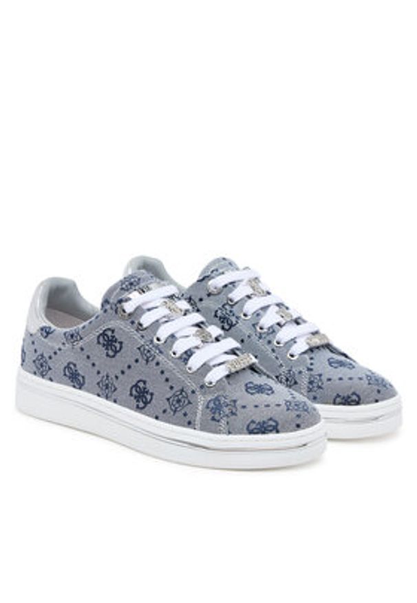 Guess Sneakersy FLTSS2 FAL12 Niebieski. Kolor: niebieski. Materiał: materiał