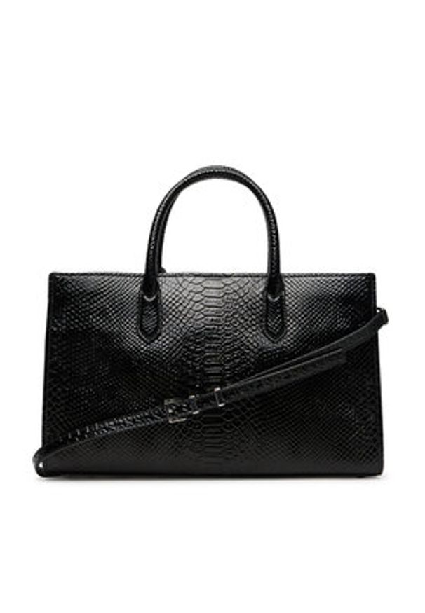 MICHAEL Michael Kors Torebka Scarlett 30T5SETS2L Czarny. Kolor: czarny. Materiał: skórzane