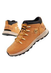 Buty męskie Timberland Sprint Trekker. Kolor: brązowy. Materiał: skóra, nubuk. Szerokość cholewki: normalna. Sport: bieganie