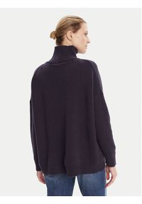 Weekend Max Mara Golf Borgia 2525366112 Granatowy Relaxed Fit. Typ kołnierza: golf. Kolor: niebieski. Materiał: wełna #4