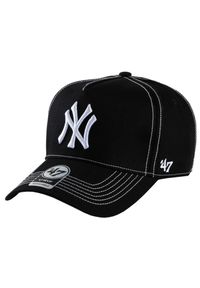 47 Brand - Czapka z daszkiem męska New York Yankees MLB Cap. Kolor: czarny. Materiał: bawełna. Styl: sportowy