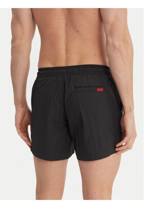 Hugo - HUGO Szorty kąpielowe Dominica 50493450 Czarny Regular Fit. Kolor: czarny. Materiał: syntetyk