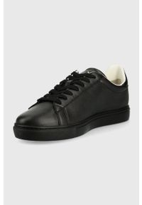 Armani Exchange buty kolor czarny. Zapięcie: sznurówki. Kolor: czarny. Materiał: guma #3