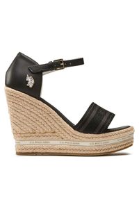 U.S. Polo Assn. Espadryle Aylin AYLIN009 Czarny. Kolor: czarny. Materiał: skóra