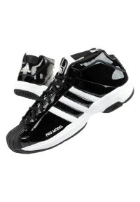 Adidas - Buty sportowe adidas Pro Model 2G M EF9821 czarne. Okazja: na co dzień. Zapięcie: sznurówki. Kolor: czarny. Materiał: guma, lakier, materiał. Szerokość cholewki: normalna. Sport: koszykówka, fitness #1