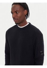 C.P. Company Sweter 19CMKN307A006170A Granatowy Regular Fit. Kolor: niebieski. Materiał: syntetyk #3