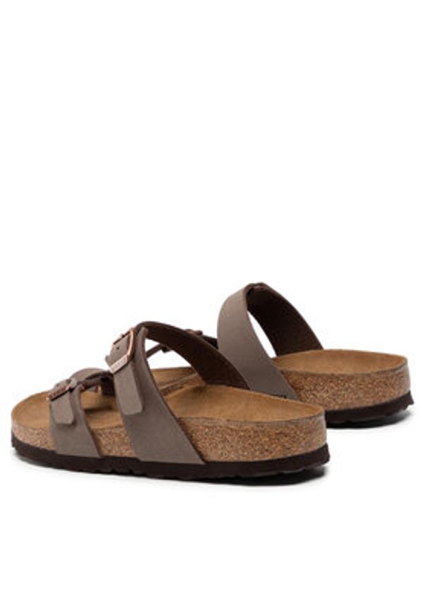 Birkenstock Japonki Mayari 0071063 Brązowy. Kolor: brązowy. Materiał: skóra