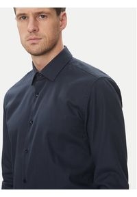 Hugo - HUGO Koszula Kenno 50539707 Granatowy Slim Fit. Kolor: niebieski. Materiał: bawełna #5