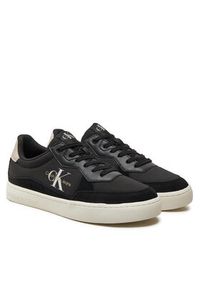 Calvin Klein Jeans Sneakersy Classic Cupsole Low Mix Mtl YM0YM01033 Czarny. Kolor: czarny. Materiał: materiał