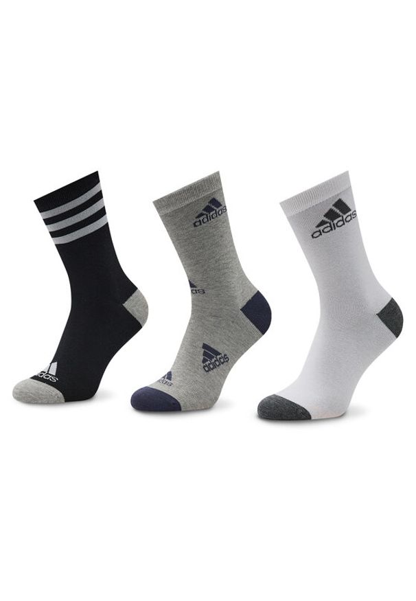 Adidas - adidas Zestaw 3 par wysokich skarpet unisex Graphic HN5736 Kolorowy. Kolor: czarny. Wzór: kolorowy