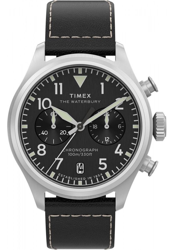 Zegarek męski Timex TW2Y19000 czarny. Kolor: czarny