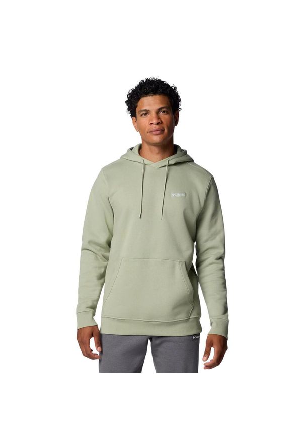 columbia - Bluza dresowa sportowa męska Meridian Creek Hoodie. Kolor: brązowy, beżowy, wielokolorowy. Materiał: bawełna, poliester