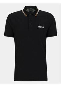 BOSS - Boss Polo Paddy Pro 50469094 Czarny Regular Fit. Typ kołnierza: polo. Kolor: czarny. Materiał: bawełna, syntetyk #3