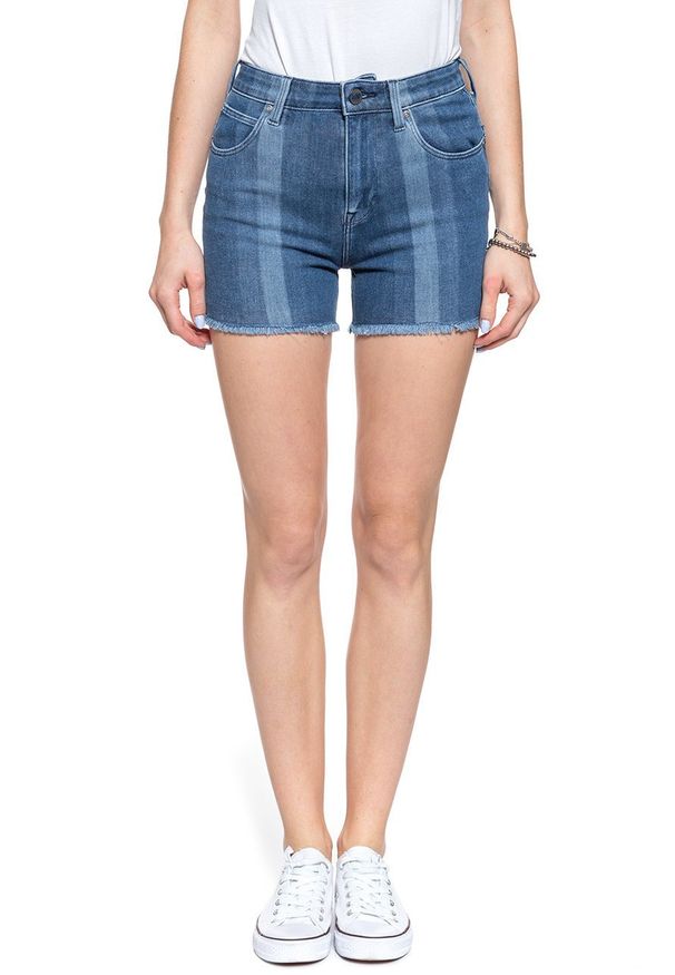Lee - DAMSKIE SPODENKI LEE CUT OFF SHORT BODY OPTIX L37RQYYV 112108127