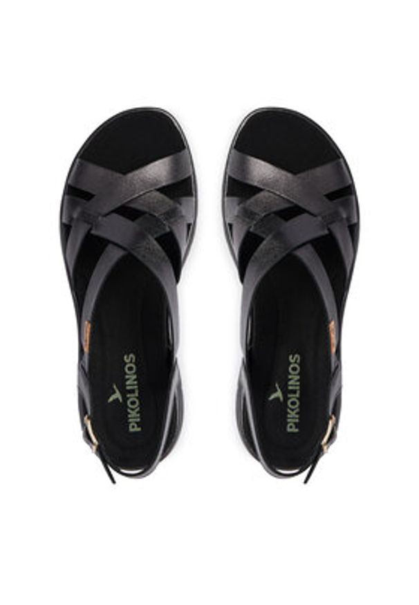 Pikolinos Sandały Palma W4N-0650Cl Brązowy. Kolor: brązowy. Materiał: skóra