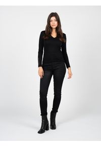 Guess Jeansy "Skinny" | W2RA47 D4KI1 | Kobieta | Czarny. Okazja: na co dzień. Stan: podwyższony. Kolor: czarny. Styl: casual, elegancki