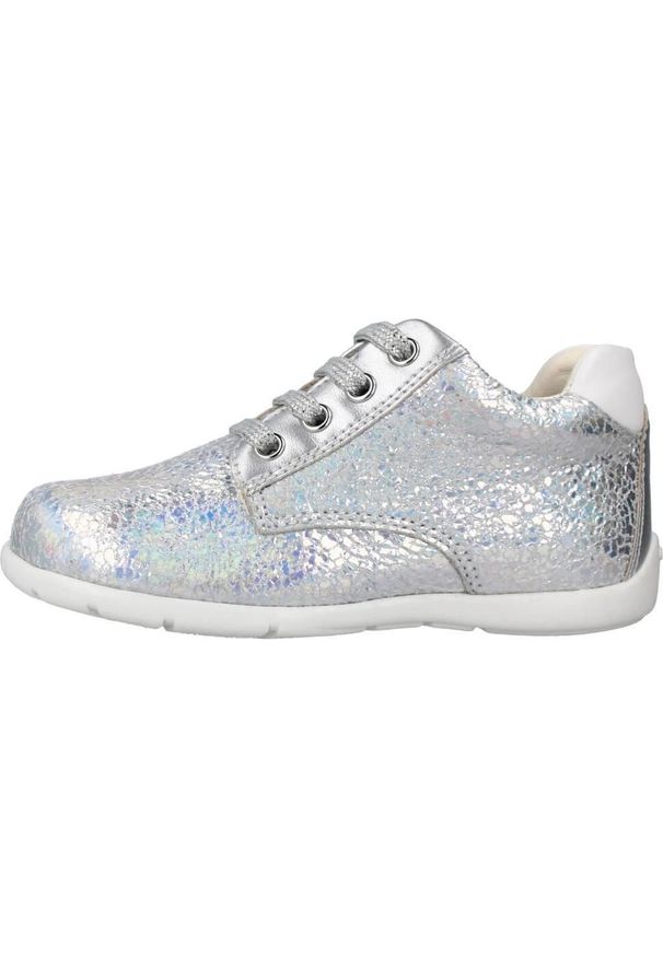 Geox - Buty GEOX B KAYTAN G. B Srebrny. Kolor: szary. Materiał: skóra. Sport: turystyka piesza